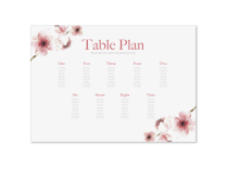 Wedding Table Plan Boards
