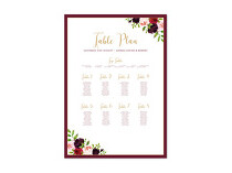 Wedding Table Plan Posters