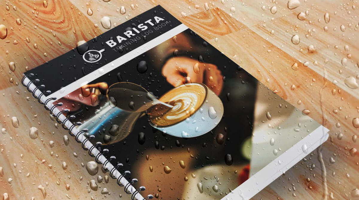 Waterproof wire bound document