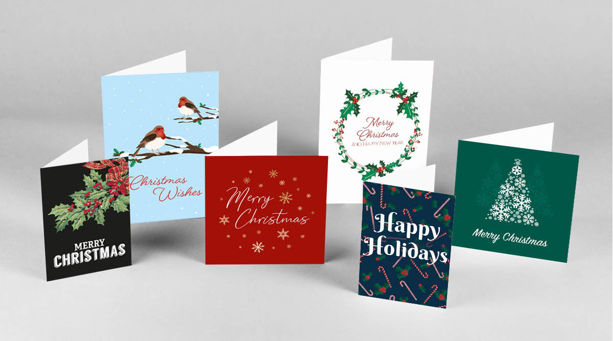 Group of Traditional Christmas Cards