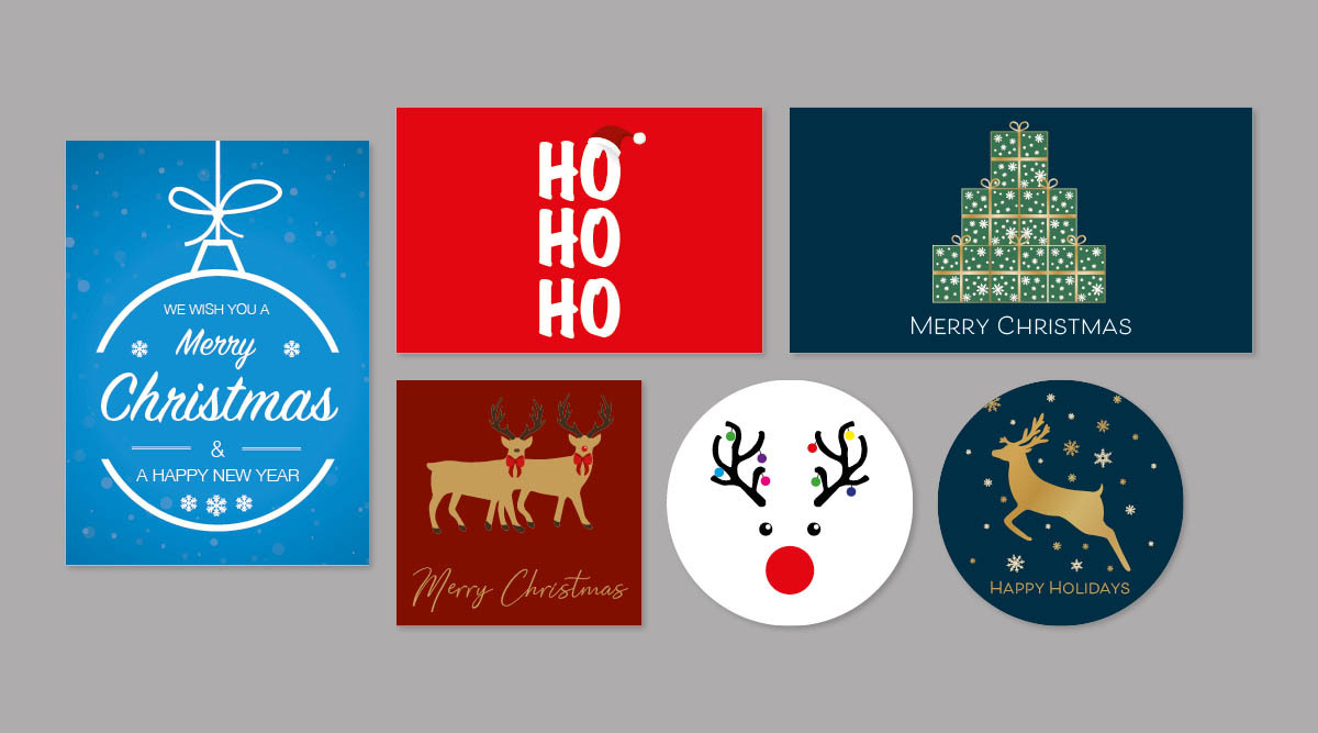 Christmas Stickers - Modern