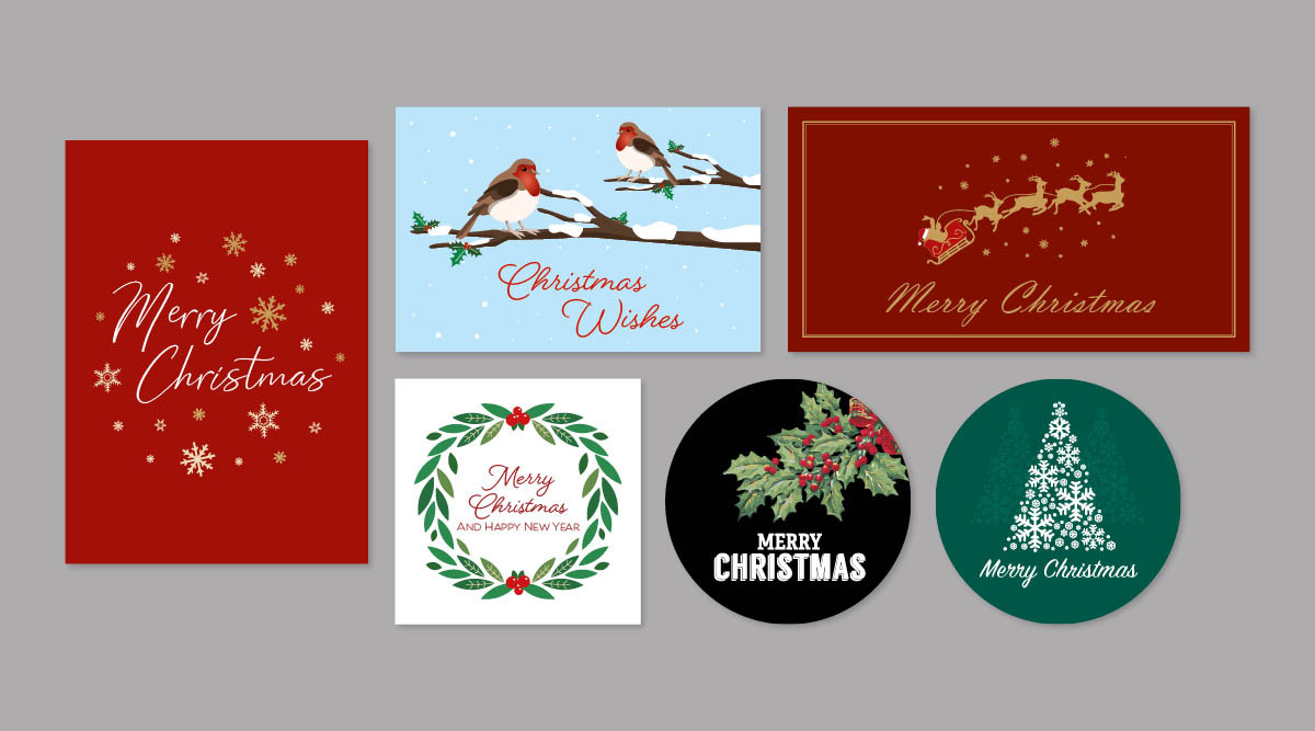 Christmas Stickers - Traditional