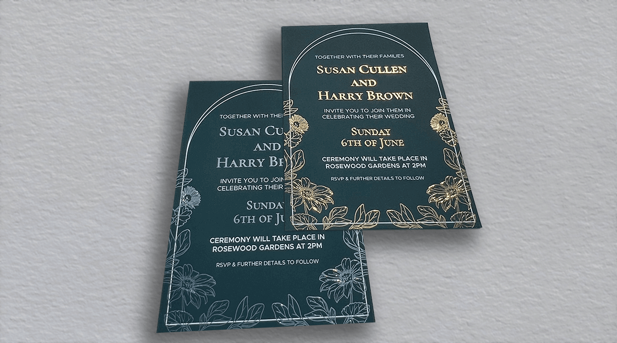Foiled Wedding Stationery